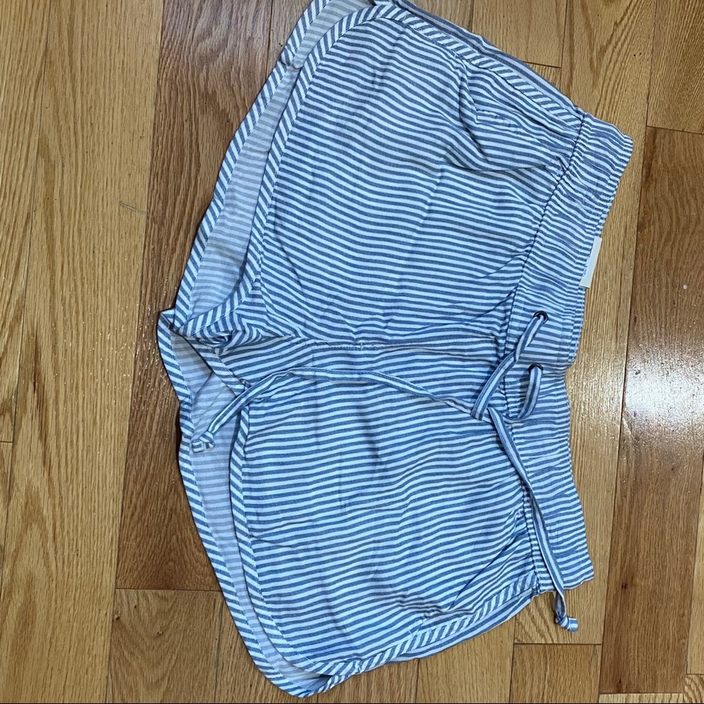 Nautical linen shorts